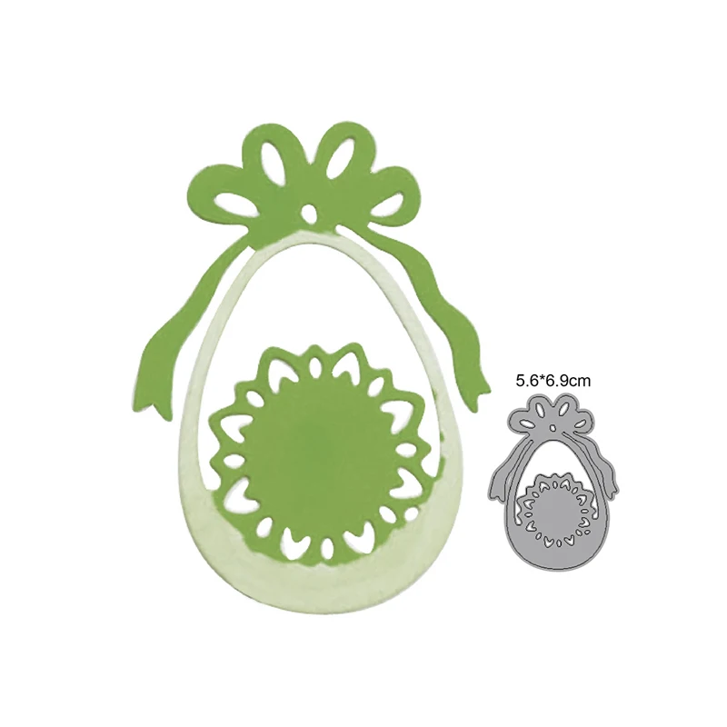 

Metal Cutting Dies DIY Easter Egg And Rabbit Set Scrapbooking Embossing Flower Paper Craft Die