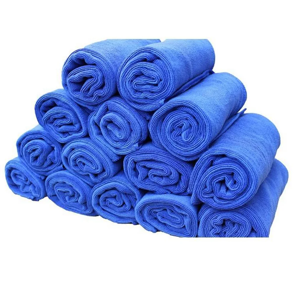 

Soft Towel Computer screen Cloth Cleaning Auto Polish Blue 10pcs Absorbent