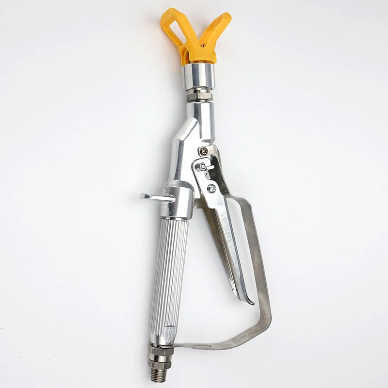 With Nozzle seat Безвоздушная высокого давления для краски распылитель Аэрограф+ 517 распылитель наконечник+ насадка защита для вагнера титана насос распылительная машина - Цвет: With Nozzle seat