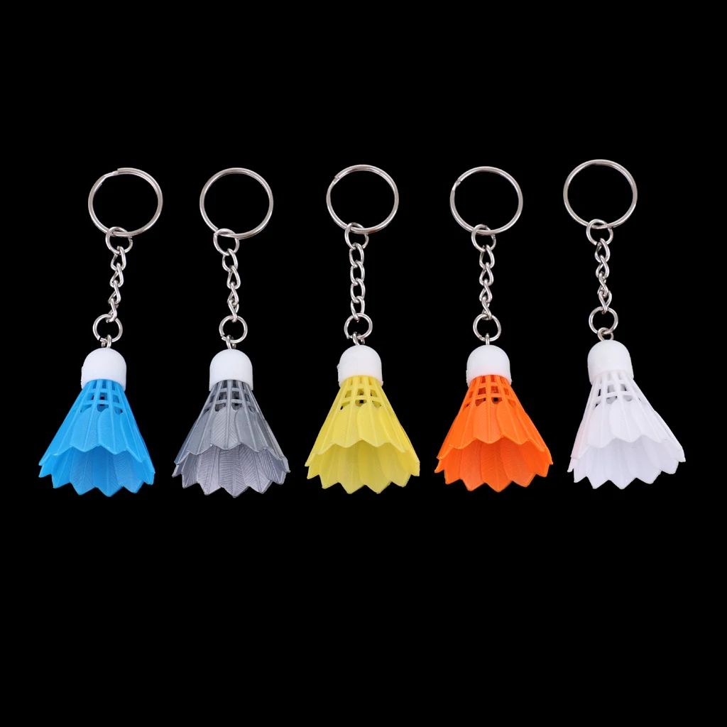 

5pcs Badminton Shuttlecock Model Keychain / Keyring Pendant - Great Gift