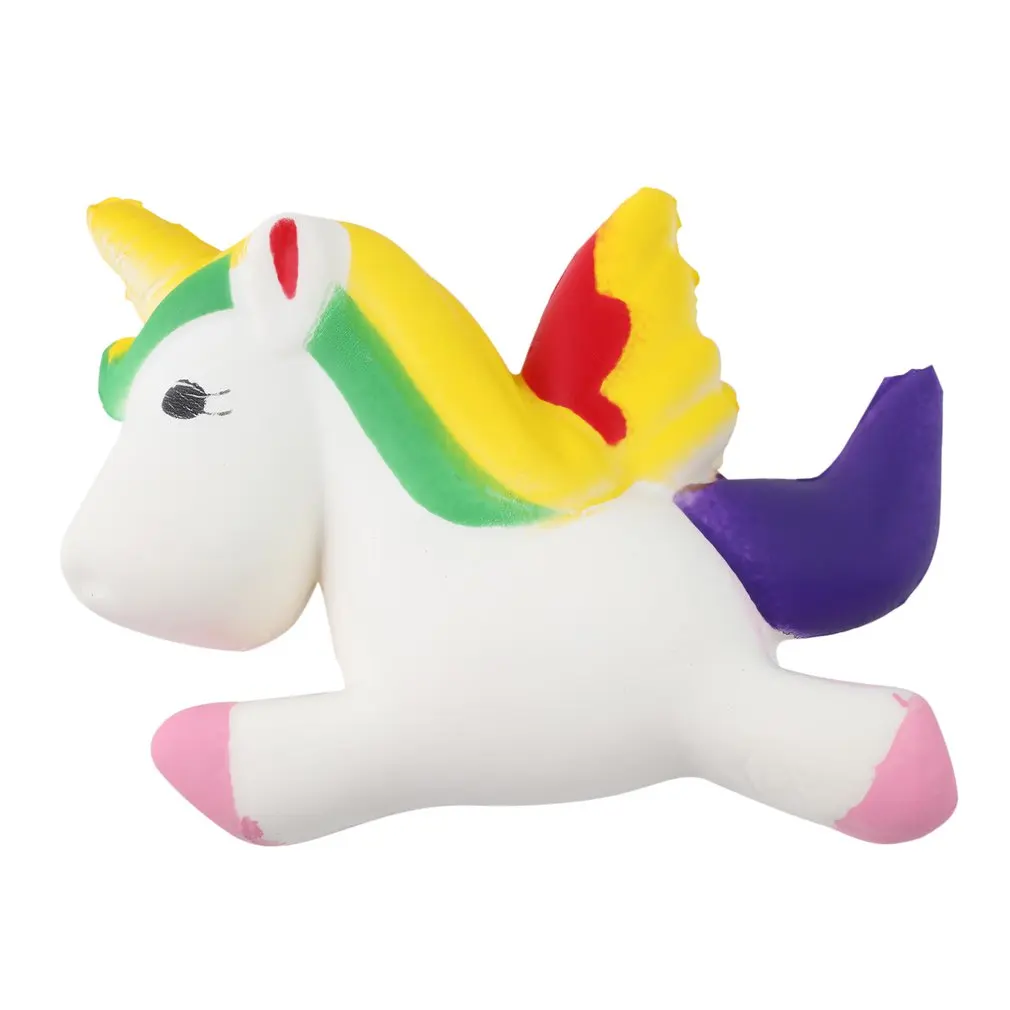 Имитация летающей лошади Единорог медленно восстанавливающие форму