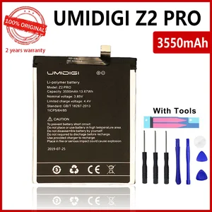 100 original 3550mah battery for umi umidigi z2 pro high quality batteries with toolstracking number free global shipping