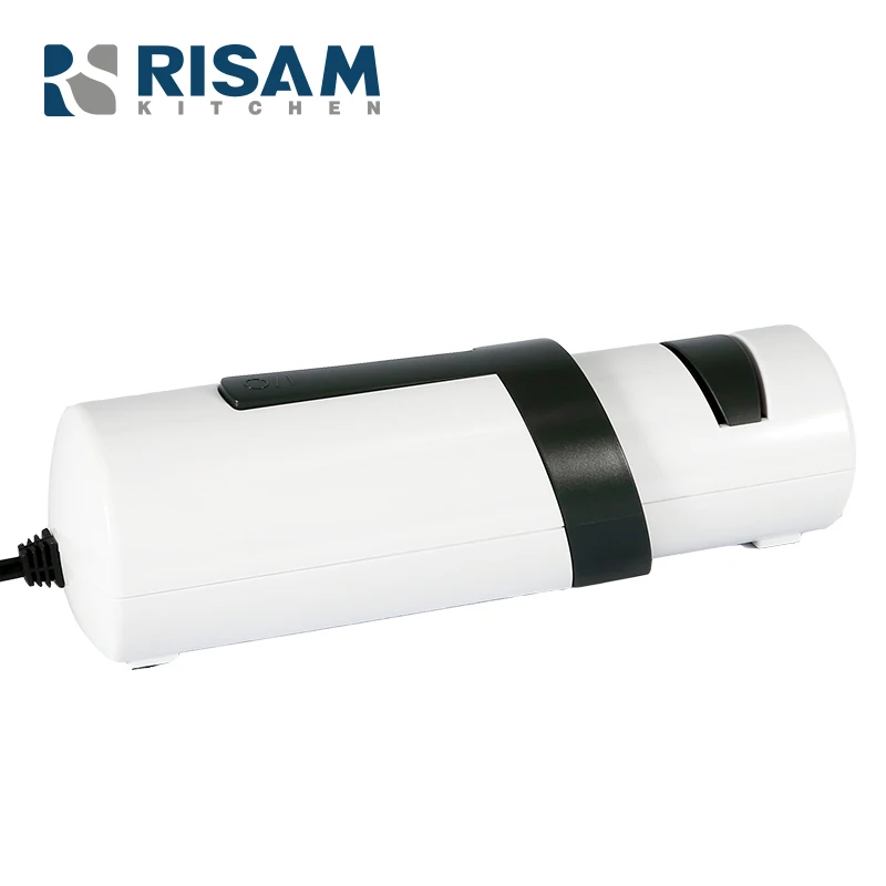 Керамическая точилка для ножей RISAMSHA электрическая кухонных с европейской