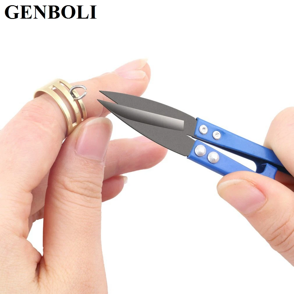 GENBOLI необработанные латунные цветные прыгающие Кольца Открытые и закрытые