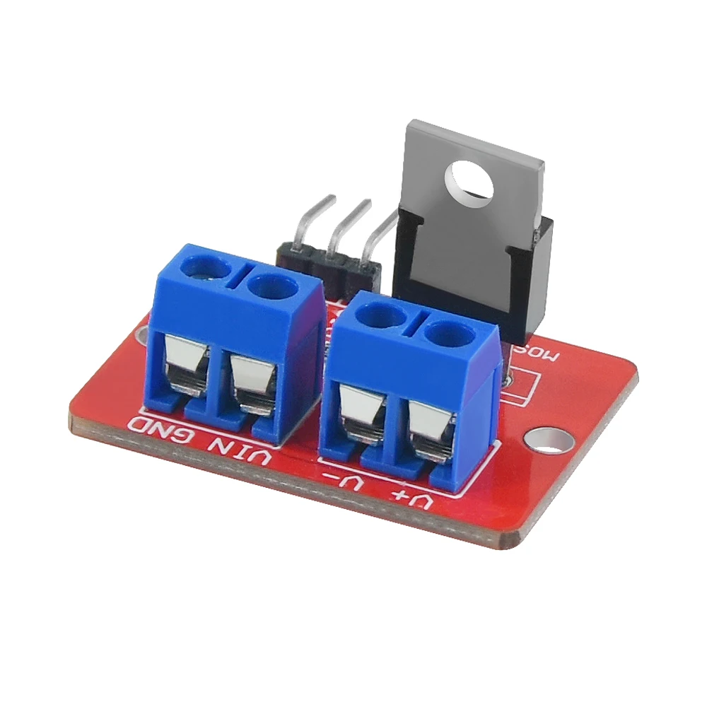 Верхняя кнопка Mosfet 0-24 В модуль IRF520 драйвер MOS для Arduino MCU ARM Raspberry pi | Электронные