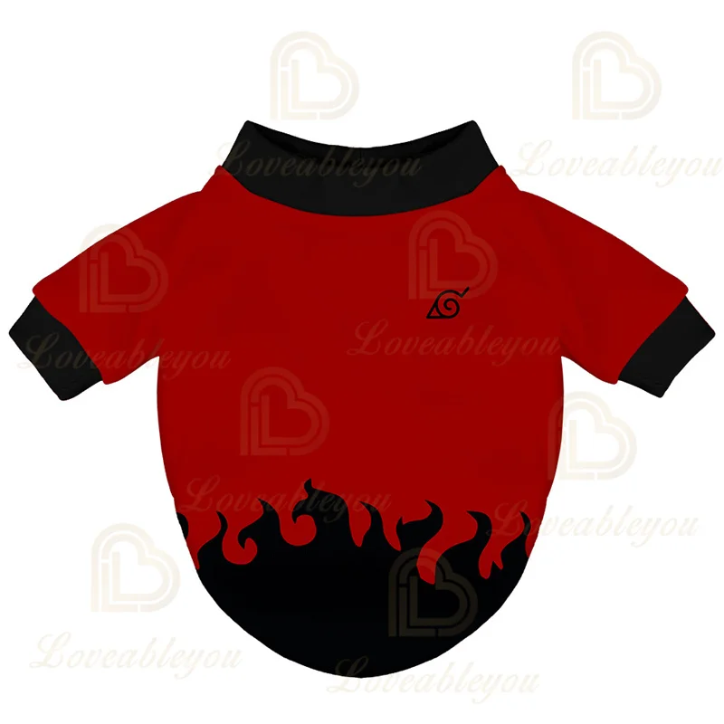 

Cute Anime Naruto Printing Dog Hoodie Coat Pets Clothing Puppy Dog Pullover Dog Pet Autumn Warm Clothes