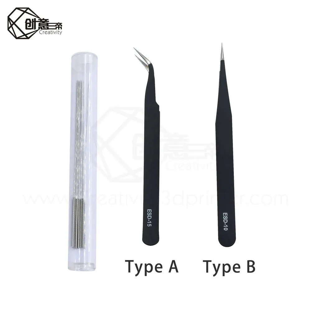 10 шт./партия антистатические пинцеты из нержавеющей стали | Компьютеры и офис