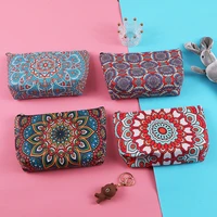 soft polyester print pattern women travel storage bag toiletries organize cute cosmetic bag portable make up classical bags