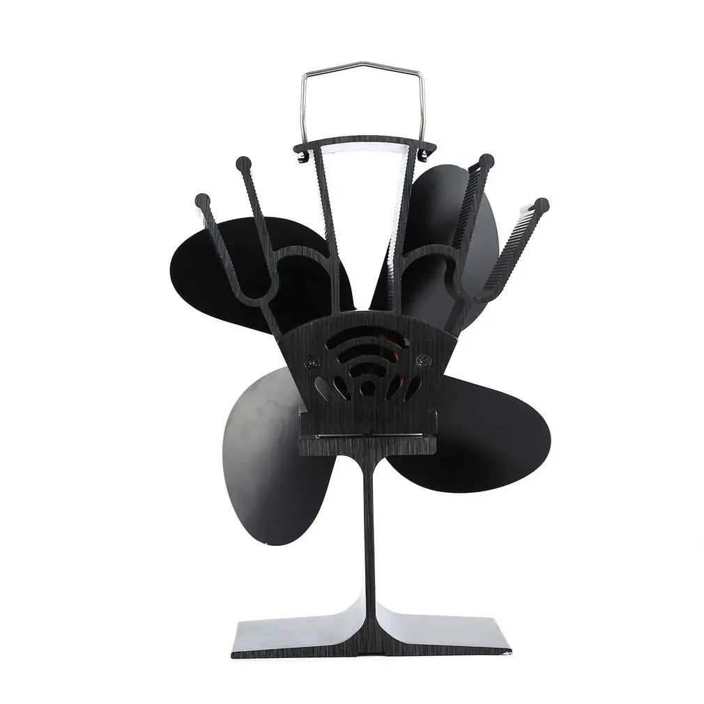 

Appliances Thermal Power Fireplace Fan Heat Powered Wood Stove Fan for Wood/Log Burner /Fireplace Eco Friendly Four-leaf Fans