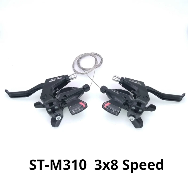 ST-M310 3X8S Altus SL-M310 M315 Bike shifter lever 3x7 3x8 2x7 2x8 Speed 21S 24S Shifter Trigger Set Rapid Fire Plus W/Shifter Cable M315 - Цвет: ST-M310 3X8S