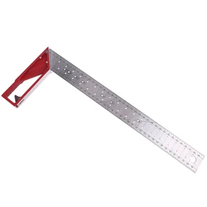 2023 New Woodworking L Square Ruler 40cm Stainless Steel Right Angle 45/90° Triangle Rule
