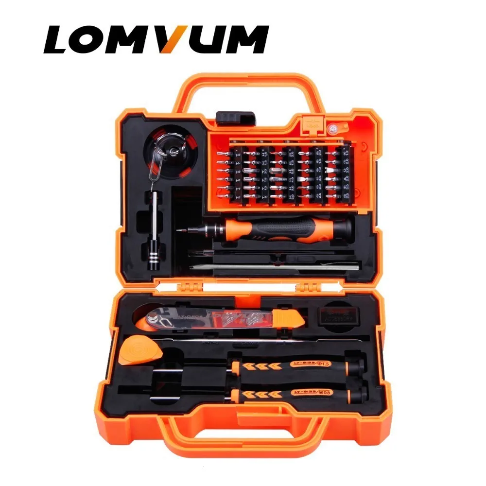 LOMVUM мини-отвертка набор магнитных прецизионных отверток Набор разборных хромированных отверток Vandium Набор бит