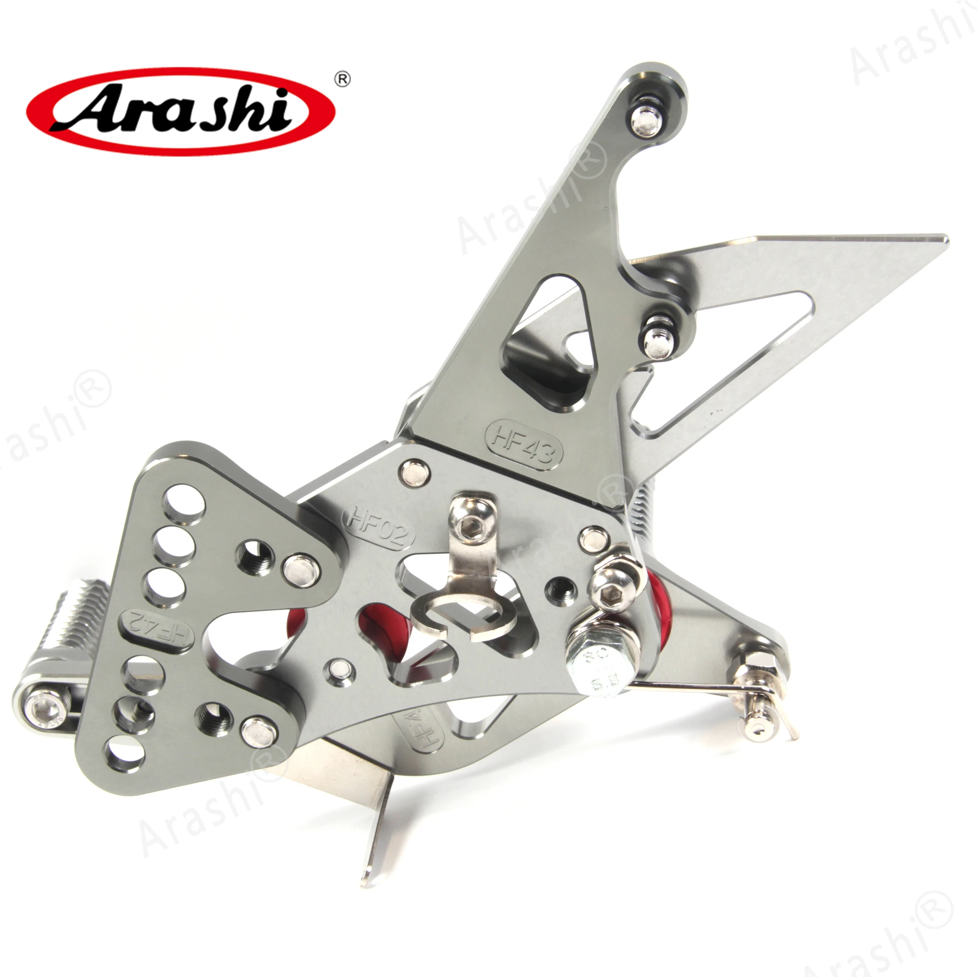 ARASHI CNC Регулируемые подножки для SUZUKI GSX R GSXR 1000 GSX1000R 2005 2006 аксессуары