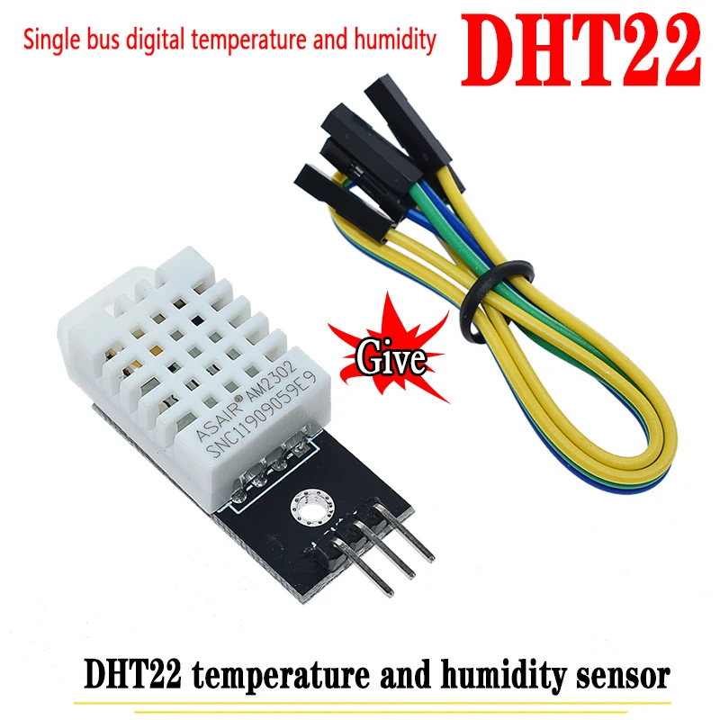 KY-015 DHT11 DHT22 DHT-11 цифровой датчик температуры и относительной влажности модуль для Arduino DIY стартовый комплект - Цвет: DHT22