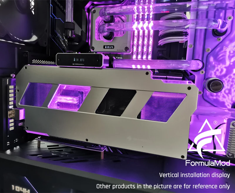 Barrowch FB GIX2080T PA цифровой термометр GPU блоки 5 в 3 Pin алюминиевый сплав панель для Gigabyte