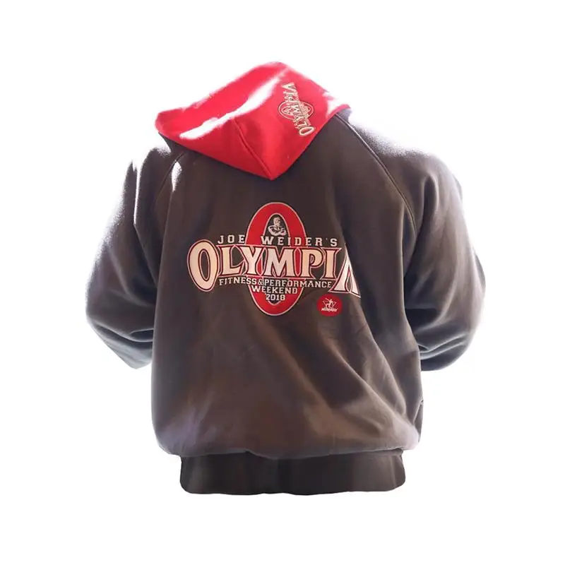 2019 Олимпия мужская молния толстовки модные повседневные мужские тренажеры