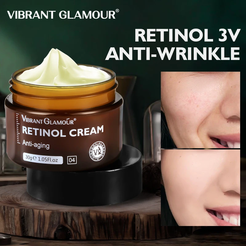 Retinol Face Cream Anti-Aging Remove Wrinkle Firming Lifting Whitening Brightening Moisturizing Facial Skin Care Free Shipping