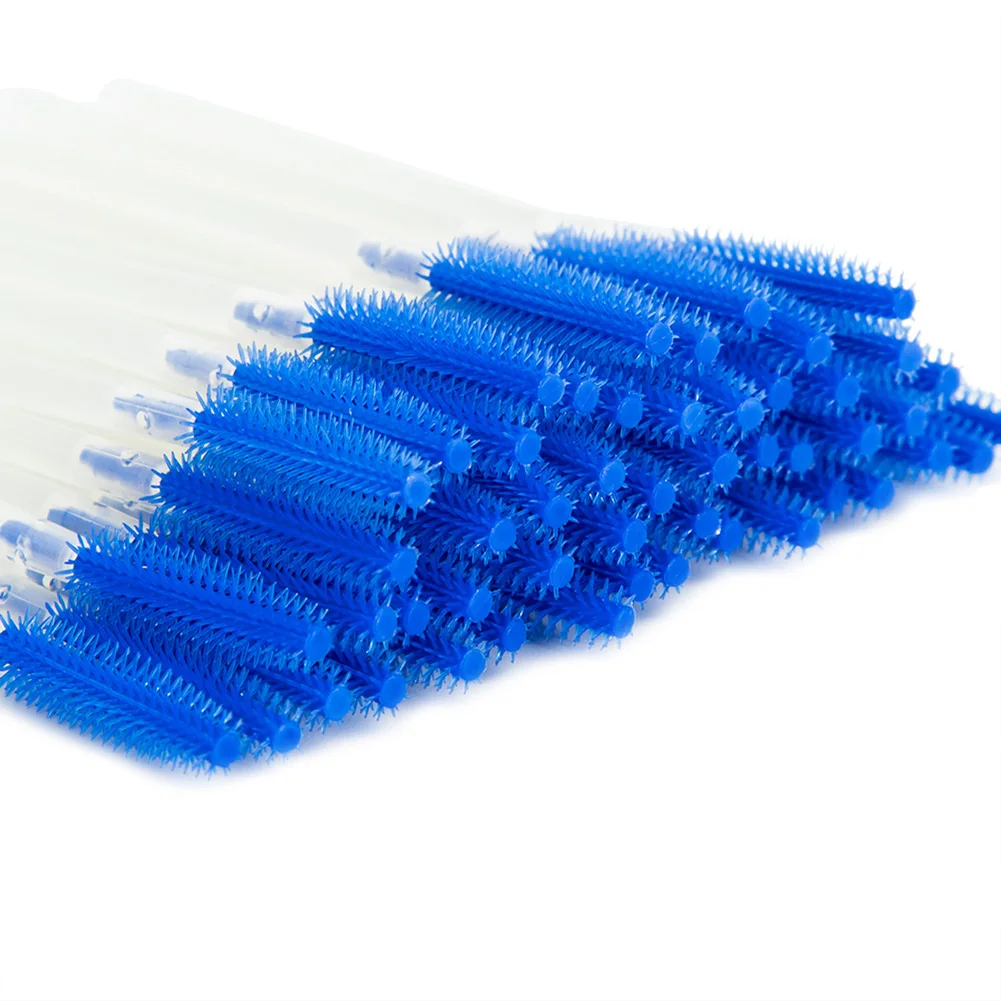 

100 Makeup Mascara Brushes Silica Gel Mascara Applicator Stick Makeup Tool