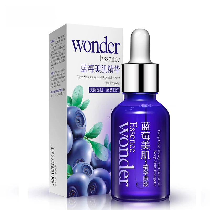 

BIOAQUA Blueberry Face Serum Deep Moisturizing Improve Dryness Whitening Essence Oil Control Shrink Pores Nourishing Skin Care
