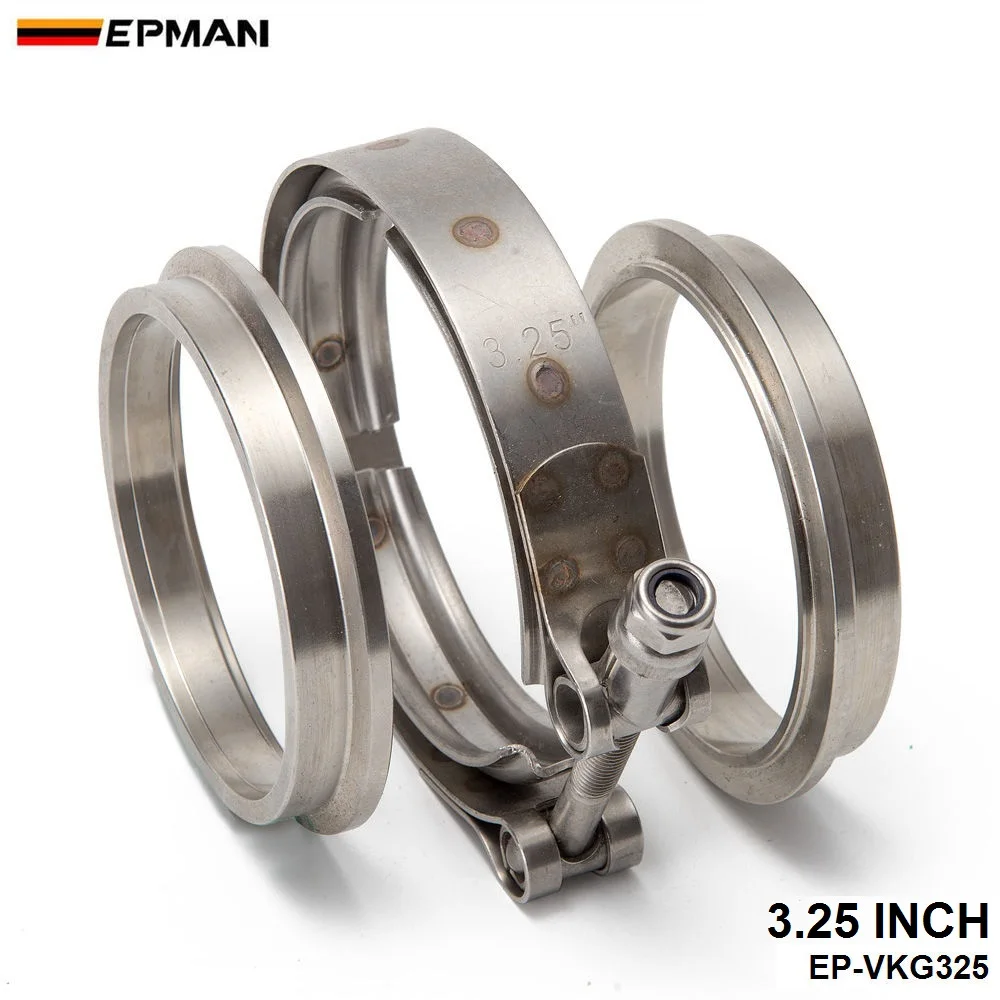Epman GT45 Турбокомпрессор 3 25 дюйма выхлопная труба Turbo V-Band зажимы + фланец EP-VKG325 |