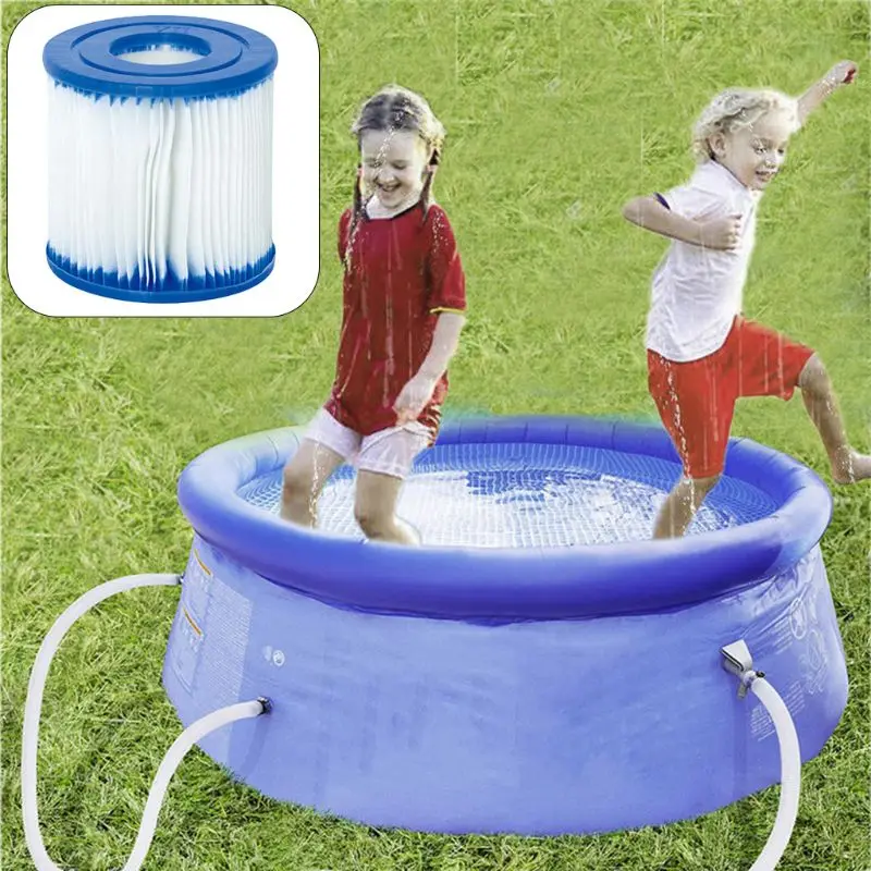 

Pool Universal Replacement Filter Cartridge Easy Installation Efficient Strainer Inflatable Tube Pool Cleaning Tool
