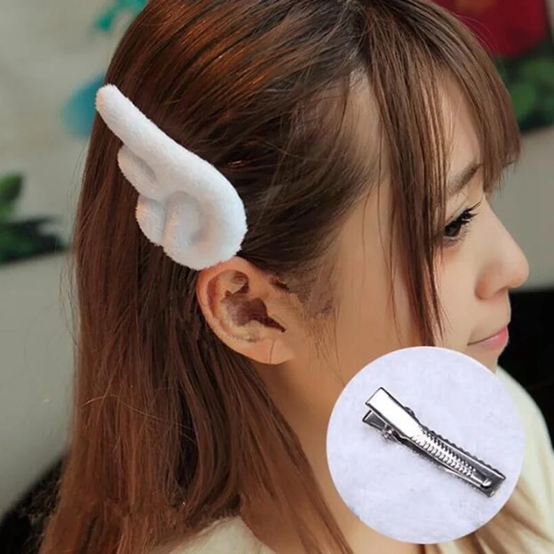 Аксессуары для волос в виде крыльев из аниме Ангел косплея милые плюшевые