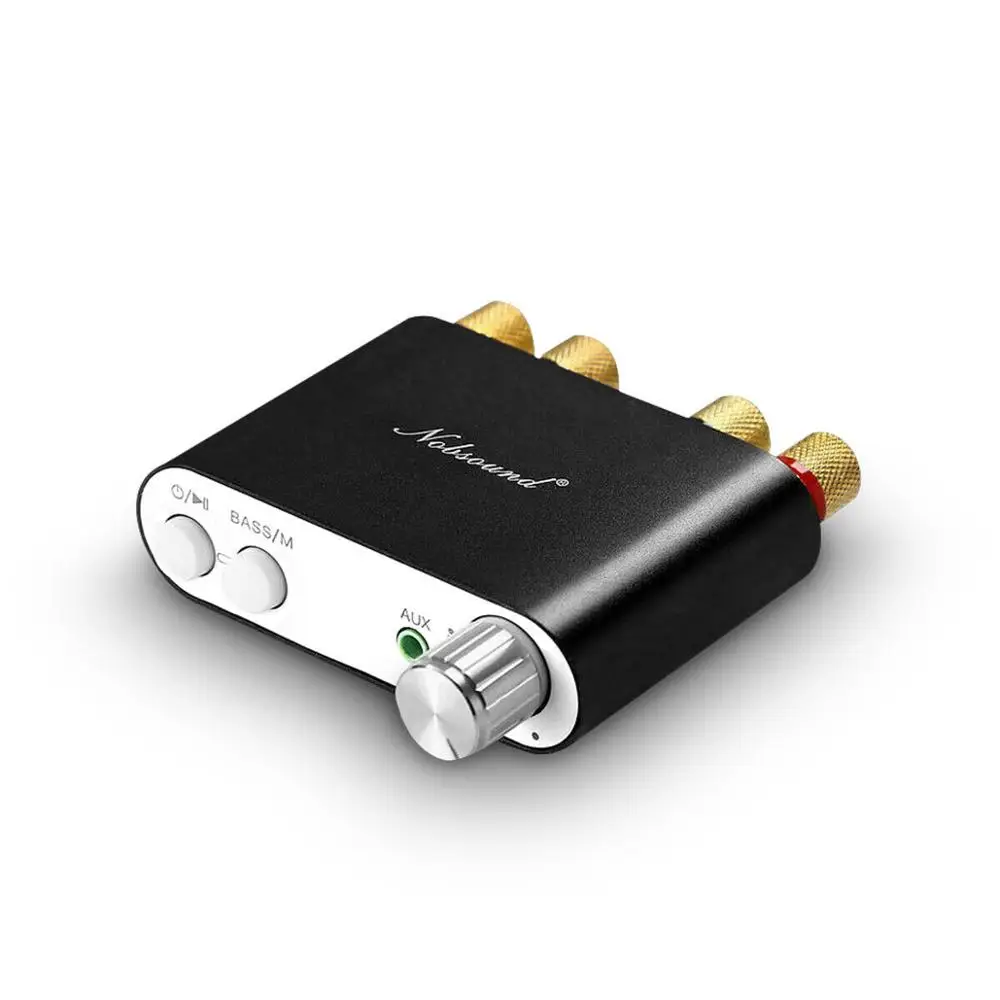 Новейший Nobsound TPA3116 Bluetooth 5,0 Мини цифровой усилитель стерео HiFi домашний аудио усилитель мощности аудио приемник USB ЦАП 50W×2 - Цвет: Without power supply
