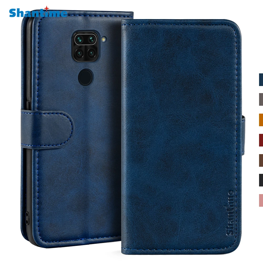 

Case For Xiaomi Redmi Note 9 Case Magnetic Wallet Leather Cover For Xiaomi Redmi 10X 4G Stand Coque Phone Cases