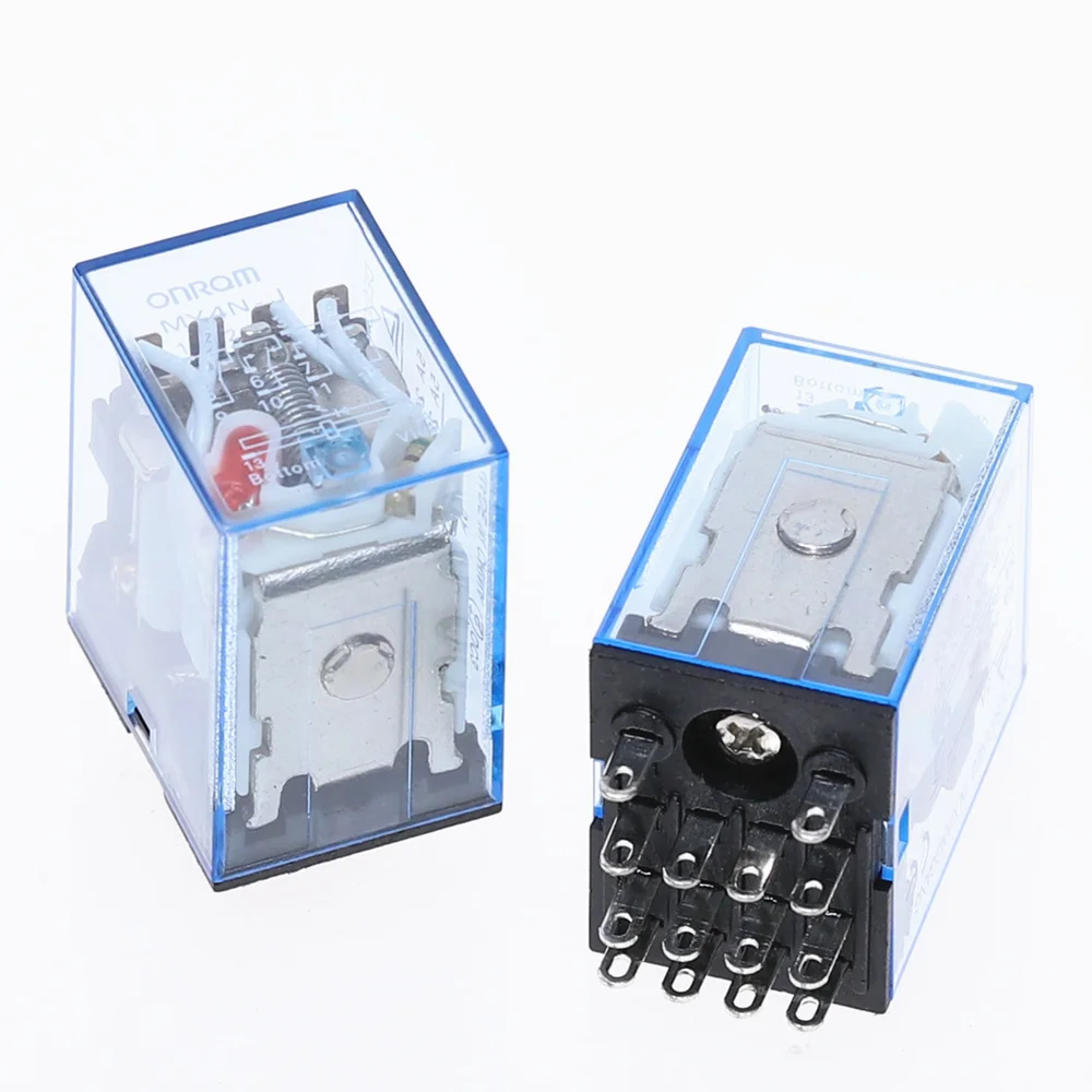

MY4NJ Coil DC12V DC24V AC110V AC220V HH54P 5A 220V Miniature Electromagnetic General Purpose Relay