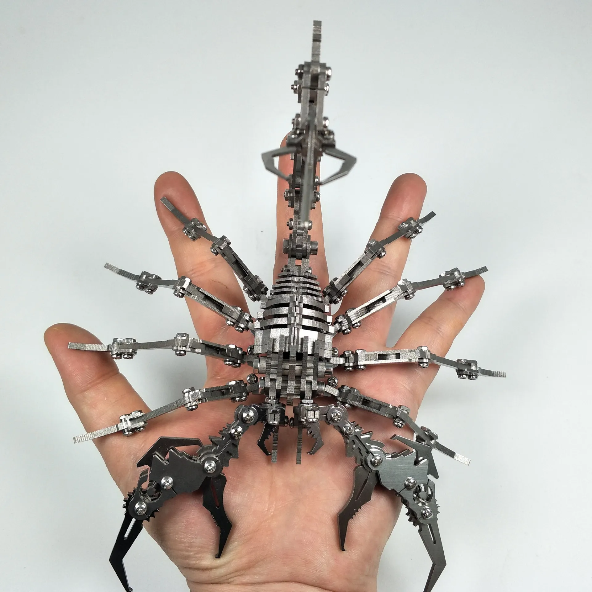 Дропшиппинг полностью металлический сборный робот насекомое Скорпион DIY 3D 304