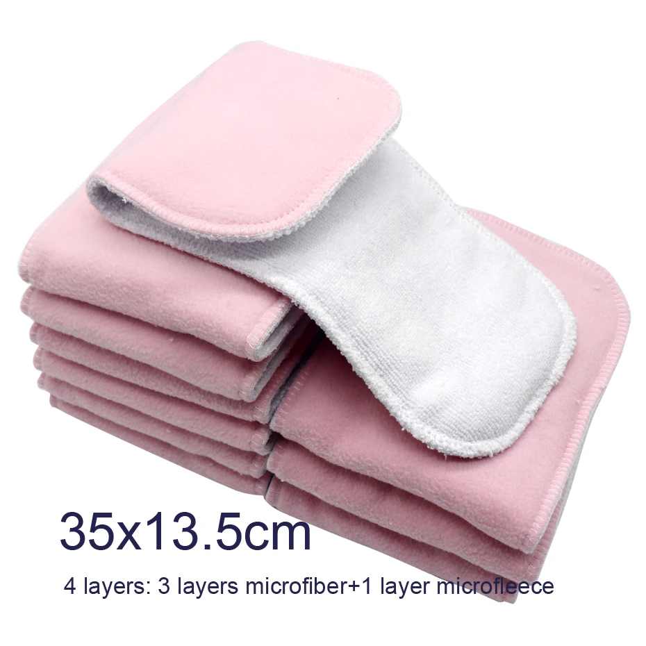 Многоразовые подгузники MABOJ 10 шт. экологически чистые моющиеся карманные 4 слоя