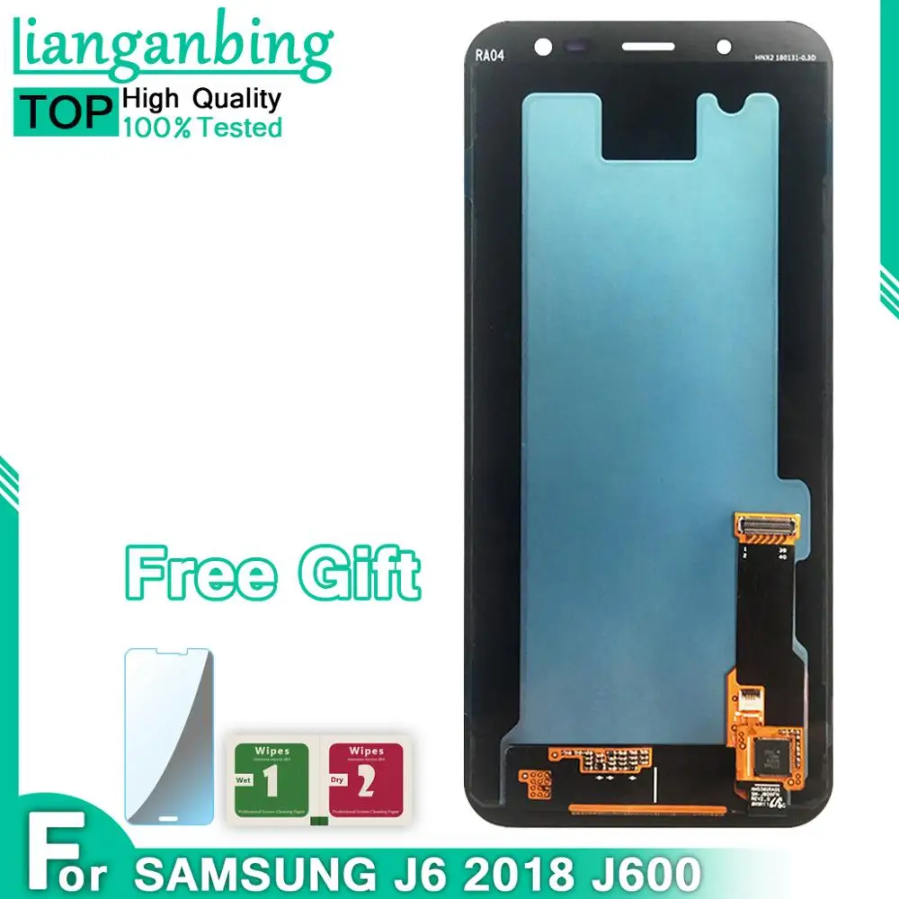 ЖК-дисплей Super AMOLED для Samsung Galaxy J6 2018 J600F J600 дисплей с сенсорным экраном в сборе