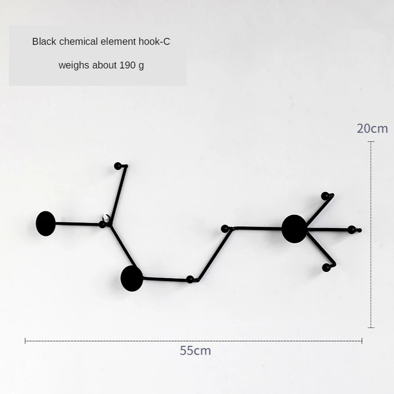 Новый Химический молекулярный крючок железная художественная стена