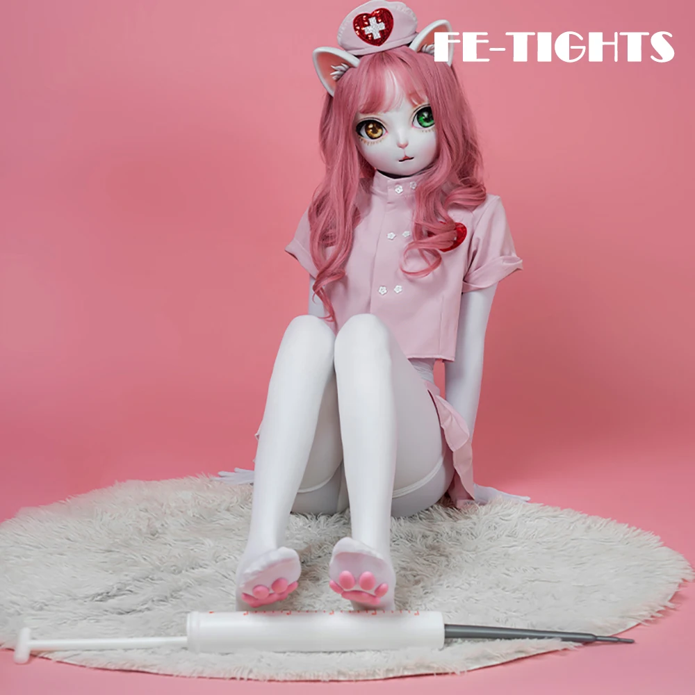 Чулки выше колена кавайные с 3D кошачьими когтями и лапками носки для девочек