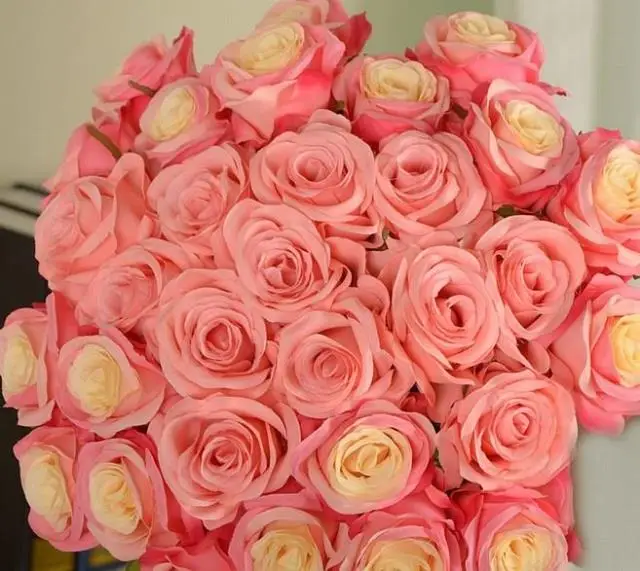 1 шт. корейский искусственный цветок розы одиночное украшение для дома гостиной