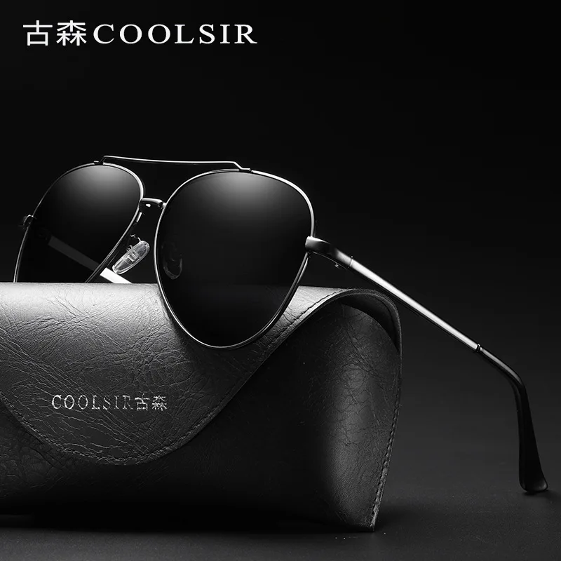 Брендовые Дизайнерские мужские солнцезащитные очки поляризационные для