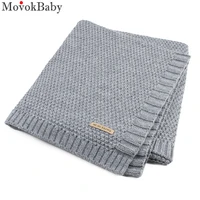 baby blanket knitted newborn swaddle wrap blankets super soft toddler infant bedding quilt for bed sofa basket stroller blankets