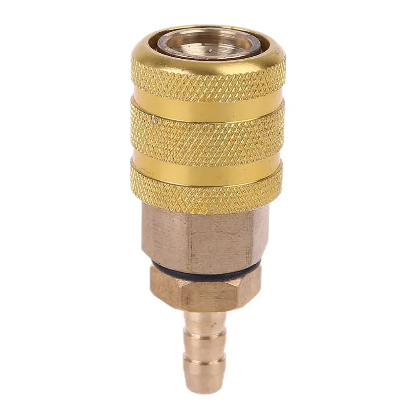 

2021 New 1/4\" NPT Coupler and 6.5mm Plug Brass Quick Connect Air Fitting Thickened Copper