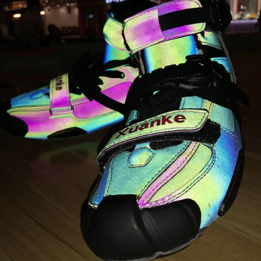 2020 Светоотражающие углеродного волокна Инлайн ролики для слалома Ребенок