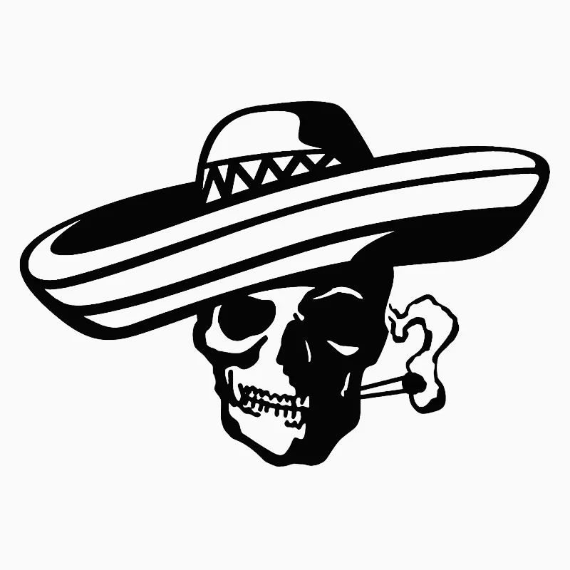 Автомобильный Стайлинг Юго веселый пират для Bandit Череп автомобиля Стикеры