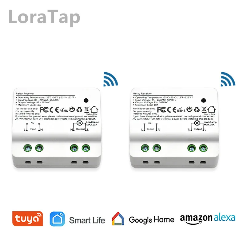 Tuya Smart WiFi переключатель модуль 15A Alexa Echo Google Home Голосовое управление, приложение огни на дистанционном управлении, устан