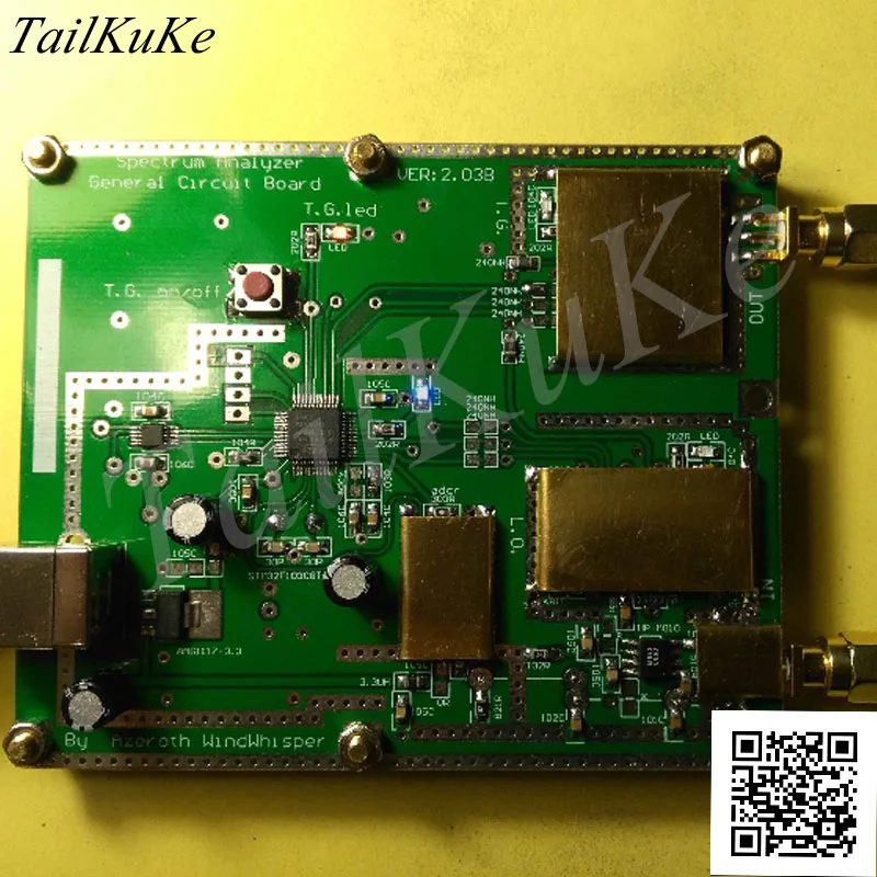 Простой частотный спектр D6 V2.03B ADF4351 VFO источник \ маленький ручной