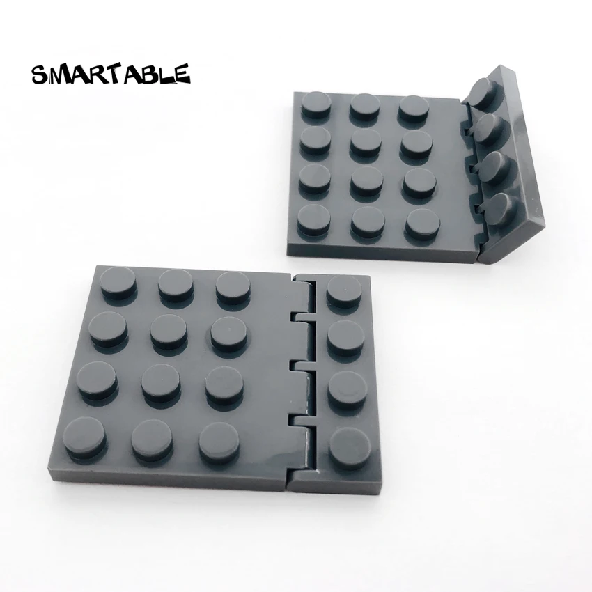 Smartable MOC шарнир автомобильный держатель крыши 1x4 + шарнирная пластина 4x4