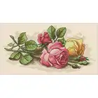 Наборы для вышивки крестиком, розы, 11CT, 14CT, оптовая продажа, наборы для вышивки крестиком, рукоделие