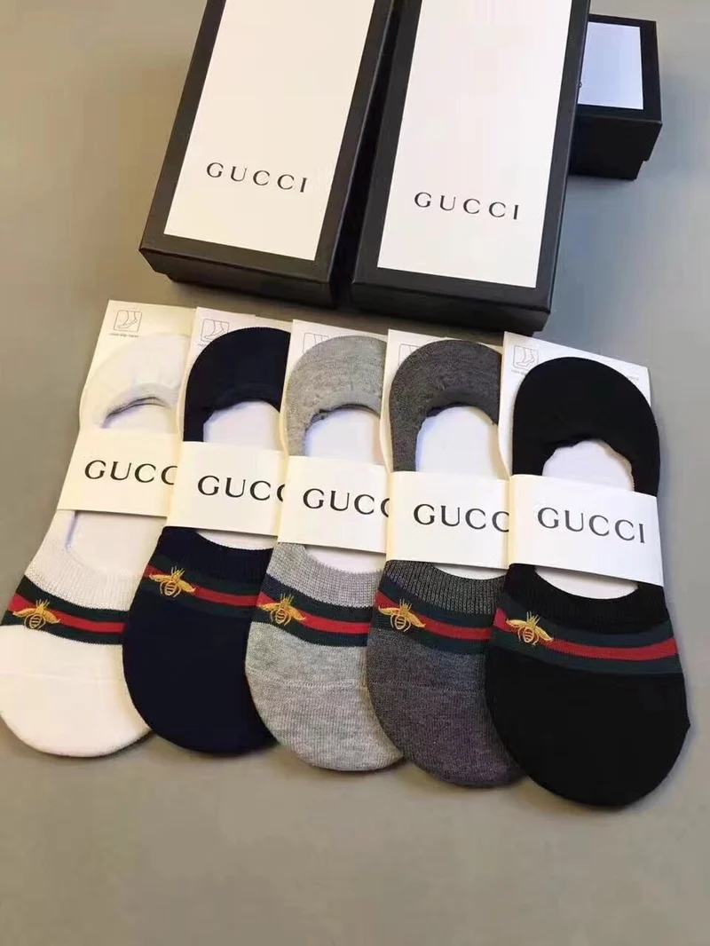 

Men's woman luxury brand Invisible Slippers Summer Casual Cotton Comfortable Soft Breathable High Quality Non-slip Silicone