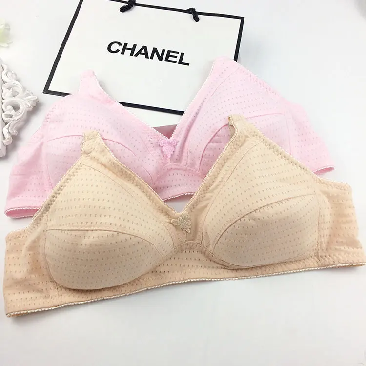 

Хлопковый бюстгальтер для женщин среднего и старшего возраста, тонкий бюстгальтер для мамы, нижнее белье большого размера, бюстгальтер раб...