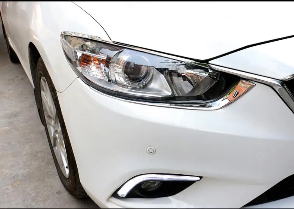 Хром ABS головной светильник передняя лампа брови век планки для Mazda 6 GJ ATENZA dzda6 M6