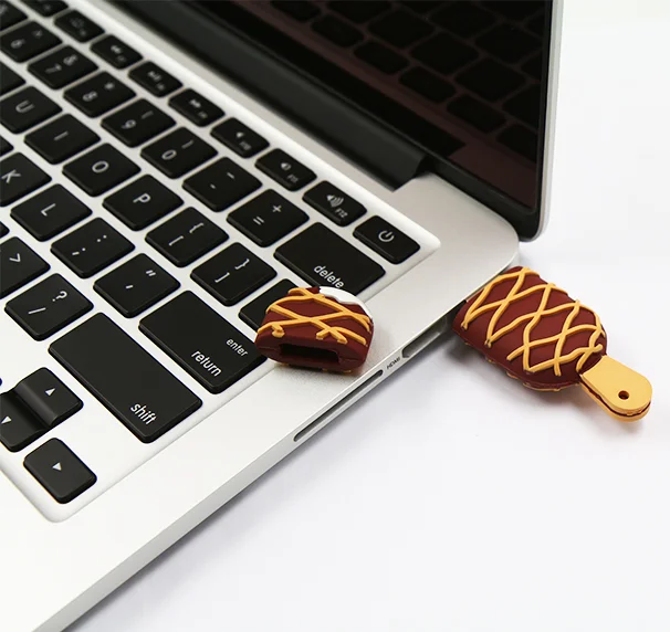 Usb флеш накопитель в виде мороженого шоколада 4 ГБ 8 16 32 64 128 256 ГБ|USB флэш-накопители|