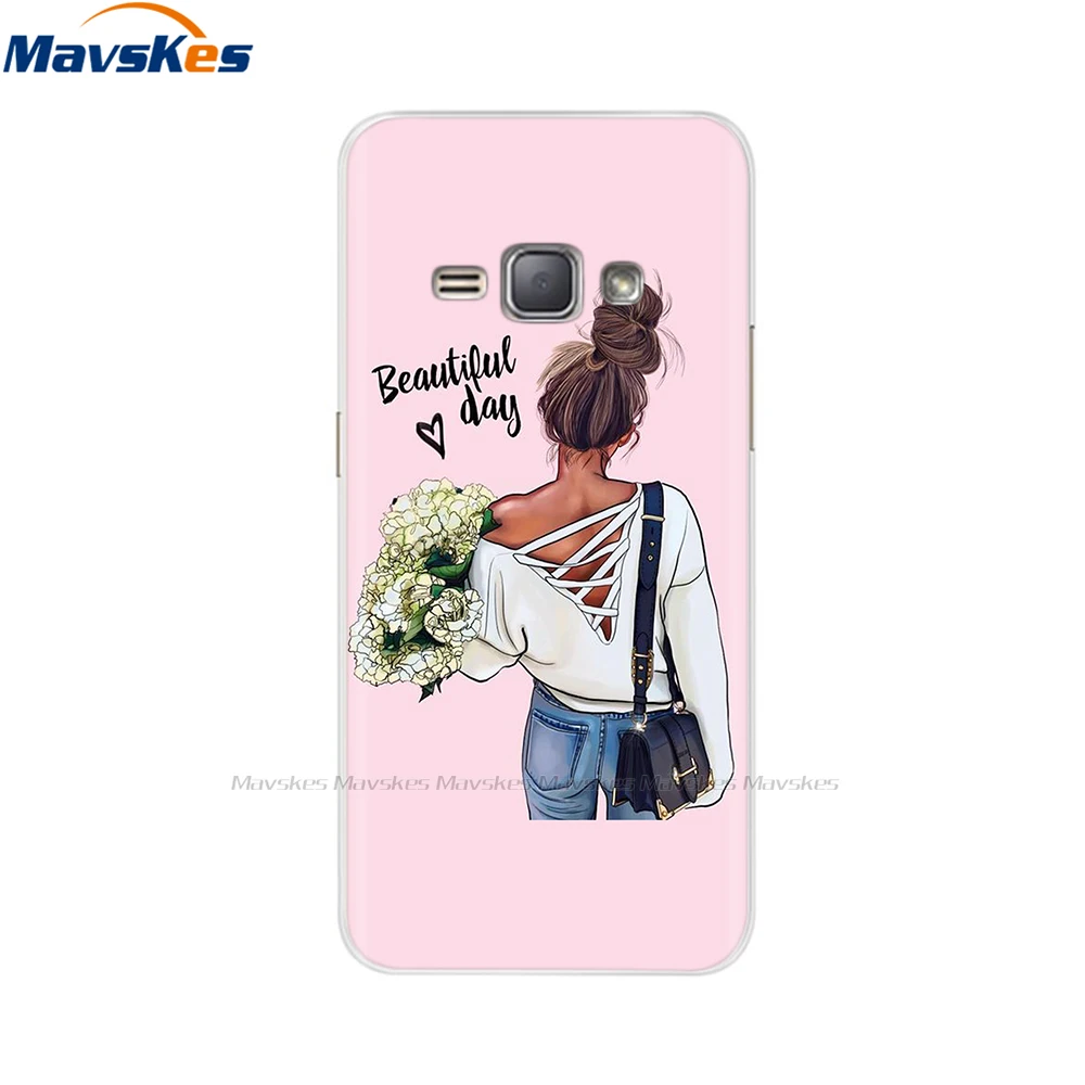 55 Чехол для samsung Galaxy J1 Чехол Мягкий ТПУ силиконовый чехол для Funda samsung J1 6 J120 J120F J120H J120F/ds чехол для телефона s - Цвет: 55