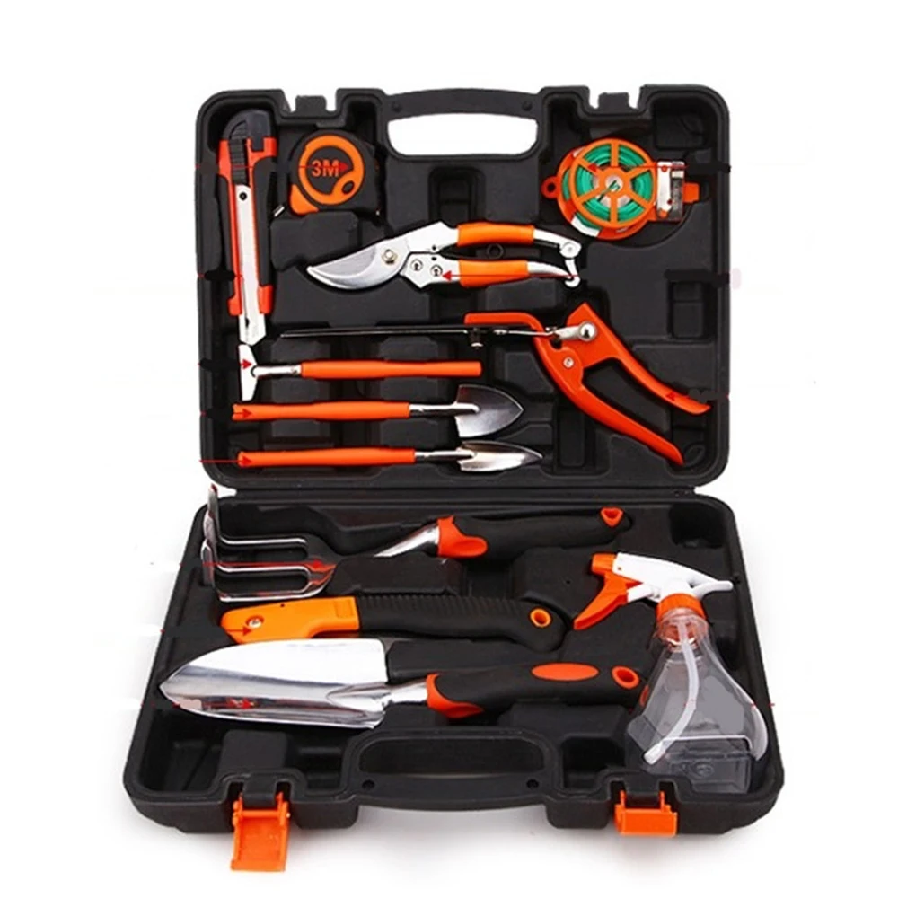 

Садовый набор 12 шт., ручные садовые инструменты для пересадки, планшетов, планшетов, резаки, садовые ножницы, прививки, секатор, лопатка, граб...